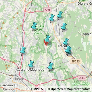 Mappa 21050 Castelseprio VA, Italia (4.10333)