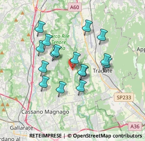 Mappa 21050 Castelseprio VA, Italia (3.00938)