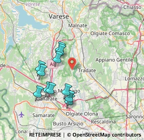 Mappa 21050 Castelseprio VA, Italia (6.87364)