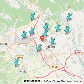 Mappa Via della Corte, 36010 Zanè VI, Italia (3.75455)
