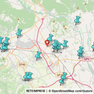 Mappa Via della Corte, 36010 Zanè VI, Italia (5.7155)