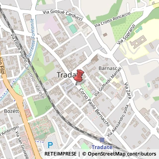 Mappa Corso Paolo Bernacchi, 22, 21049 Tradate, Varese (Lombardia)