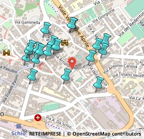 Mappa Via del Ferro, 36015 Schio VI, Italia (0.229)