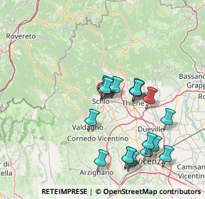 Mappa Via del Ferro, 36015 Schio VI, Italia (14.44944)