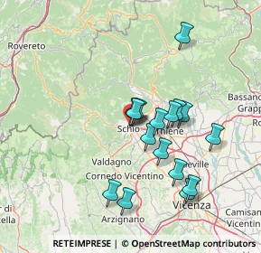 Mappa Via del Ferro, 36015 Schio VI, Italia (12.525)