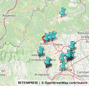 Mappa Via del Ferro, 36015 Schio VI, Italia (16.0325)
