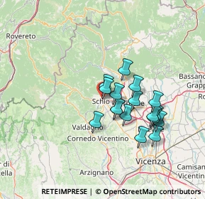 Mappa Via del Ferro, 36015 Schio VI, Italia (11.21353)