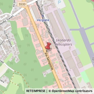 Mappa Via Sempione, 40, 21029 Vergiate, Varese (Lombardia)