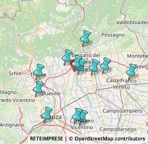 Mappa Via Silvio, 36055 Nove VI, Italia (13.725)