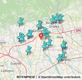 Mappa Via Silvio, 36055 Nove VI, Italia (6.7165)