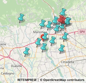 Mappa Via Silvio, 36055 Nove VI, Italia (6.67)