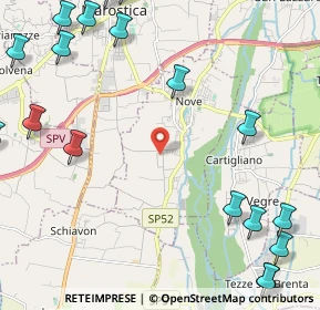 Mappa Via Silvio, 36055 Nove VI, Italia (3.351)