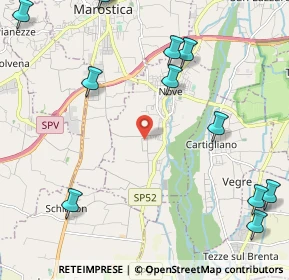 Mappa Via Silvio, 36055 Nove VI, Italia (3.06)
