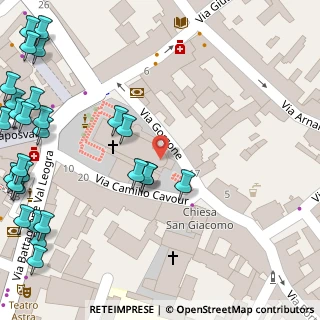 Mappa Via Cavour, 36015 Schio VI, Italia (0.07857)