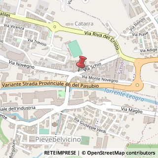 Mappa Via Schio, 5, 36036 Torrebelvicino, Vicenza (Veneto)