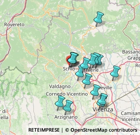 Mappa Via Camillo Benso Cavour, 36015 Schio VI, Italia (12.55938)