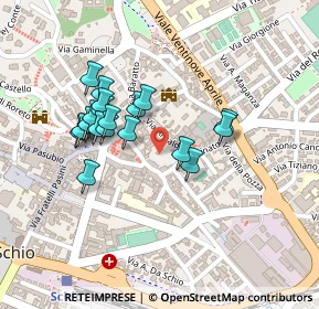 Mappa Via Camillo Benso Cavour, 36015 Schio VI, Italia (0.192)
