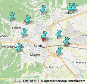 Mappa Piazzetta S. Gaetano, 36015 Schio VI, Italia (2.20583)