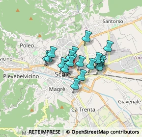Mappa Via Camillo Benso Cavour, 36015 Schio VI, Italia (1.05)
