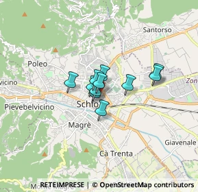 Mappa Via Camillo Benso Cavour, 36015 Schio VI, Italia (0.85091)