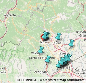 Mappa Piazza Alvise Conte n., 36015 Schio VI, Italia (15.653)