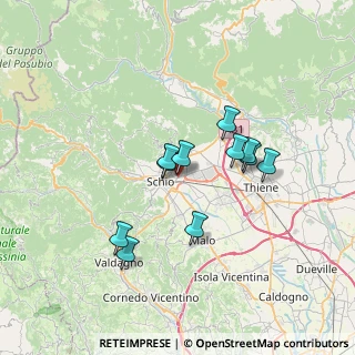 Mappa Piazzale Pubblici Spettacoli, 36015 Schio VI, Italia (5.59545)