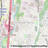Kaart Solbiate Arno