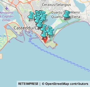 Mappa Via dei Musicisti, 09126 Cagliari CA, Italia (3.77333)