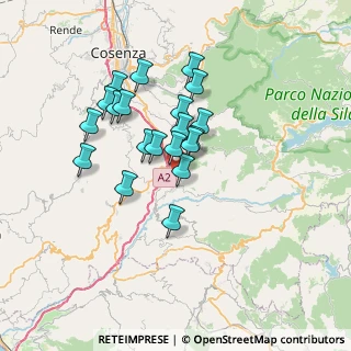 Mappa Strada Statale 19 delle Calabrie, 87056 Santo Stefano di Rogliano CS, Italia (6.215)