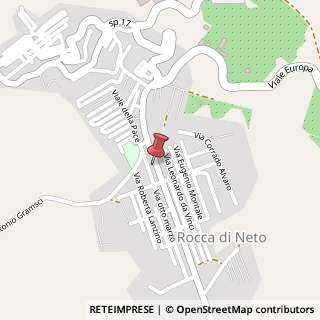 Mappa Via Aldo Moro, 88821 Rocca di Neto KR, Italia, 88821 Rocca di Neto, Crotone (Calabria)