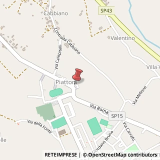 Mappa 63082 Piattoni-Villa Sant'Antonio AP, Italia, 63082 Castel di Lama, Ascoli Piceno (Marche)