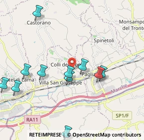 Mappa Viale Marche, 63030 Colli del Tronto AP, Italia (2.515)