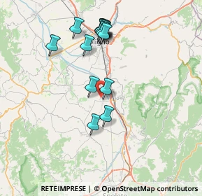 Mappa Via Cavanella, 06039 Trevi PG, Italia (7.53533)