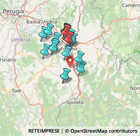 Mappa Via Cavanella, 06039 Trevi PG, Italia (10.73579)