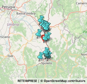 Mappa Via Cavanella, 06039 Trevi PG, Italia (9.06688)
