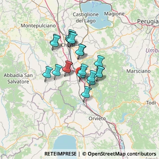 Mappa Via dell' Osteriaccia, 05010 Fabro TR, Italia (10.18)