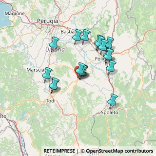 Mappa Via Vernocchi Olindo, 06030 Giano Dell'umbria PG, Italia (12.29944)