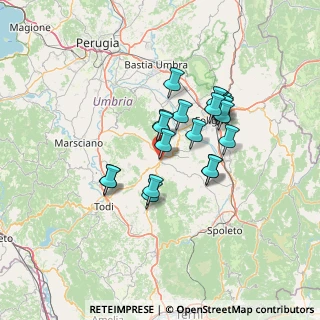 Mappa Via Vernocchi Olindo, 06030 Giano Dell'umbria PG, Italia (11.5025)