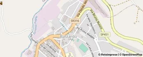 Mappa Giano dell'Umbria