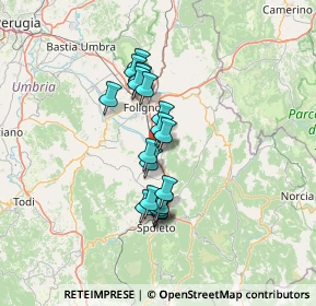 Mappa Via Roma, 06039 Trevi PG, Italia (10.89632)