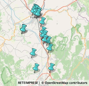 Mappa Via Roma, 06039 Trevi PG, Italia (7.4115)