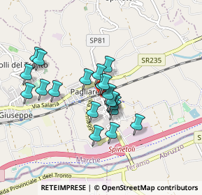 Mappa Via Alcide de Gasperi, 63078 Spinetoli AP, Italia (0.7345)