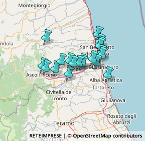Mappa 63030 Colli del Tronto AP, Italia (9.727)