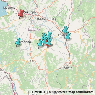 Mappa Via dell'Artigianato, 06030 Giano Dell'umbria PG, Italia (26.405)