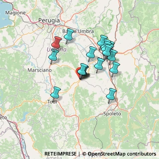 Mappa Via dell'Artigianato, 06030 Giano Dell'umbria PG, Italia (11.787)