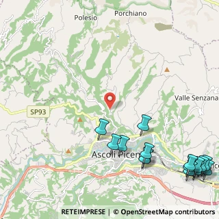 Mappa Strada Frazione Colonnata, 63100 Ascoli Piceno AP, Italia (3.39333)