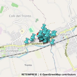 Mappa Via Dell`Artigianato, 63079 Colli del Tronto AP, Italia (0.19655)