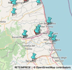 Mappa Via Dell`Artigianato, 63079 Colli del Tronto AP, Italia (18.432)