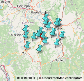 Mappa Via della Libertà, 06030 Bastardo PG, Italia (10.3215)