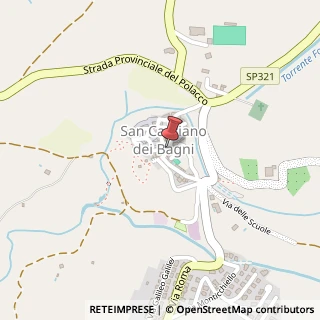 Mappa Piazza Repubblica, 5, 53040 San Casciano dei Bagni, Siena (Toscana)